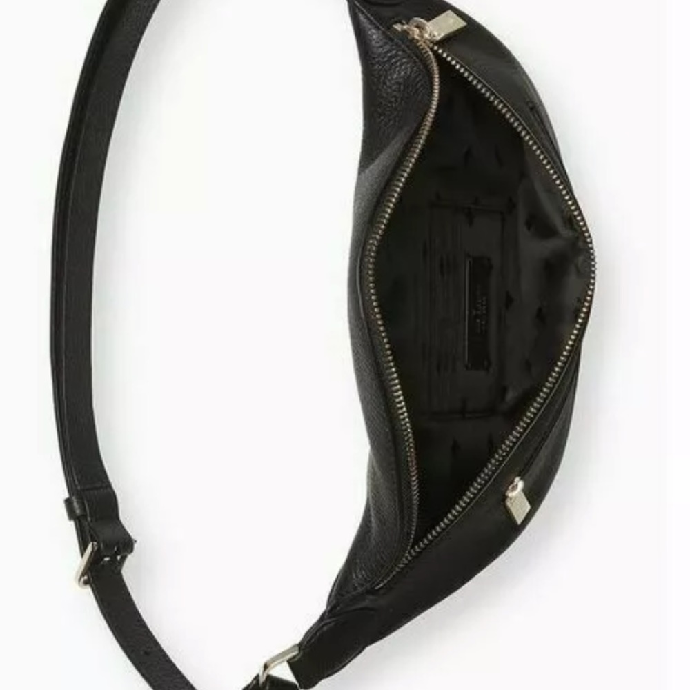 Kate spade Leila belt bag black Fanny pack new adjustable strap new - Picture 9 of 10